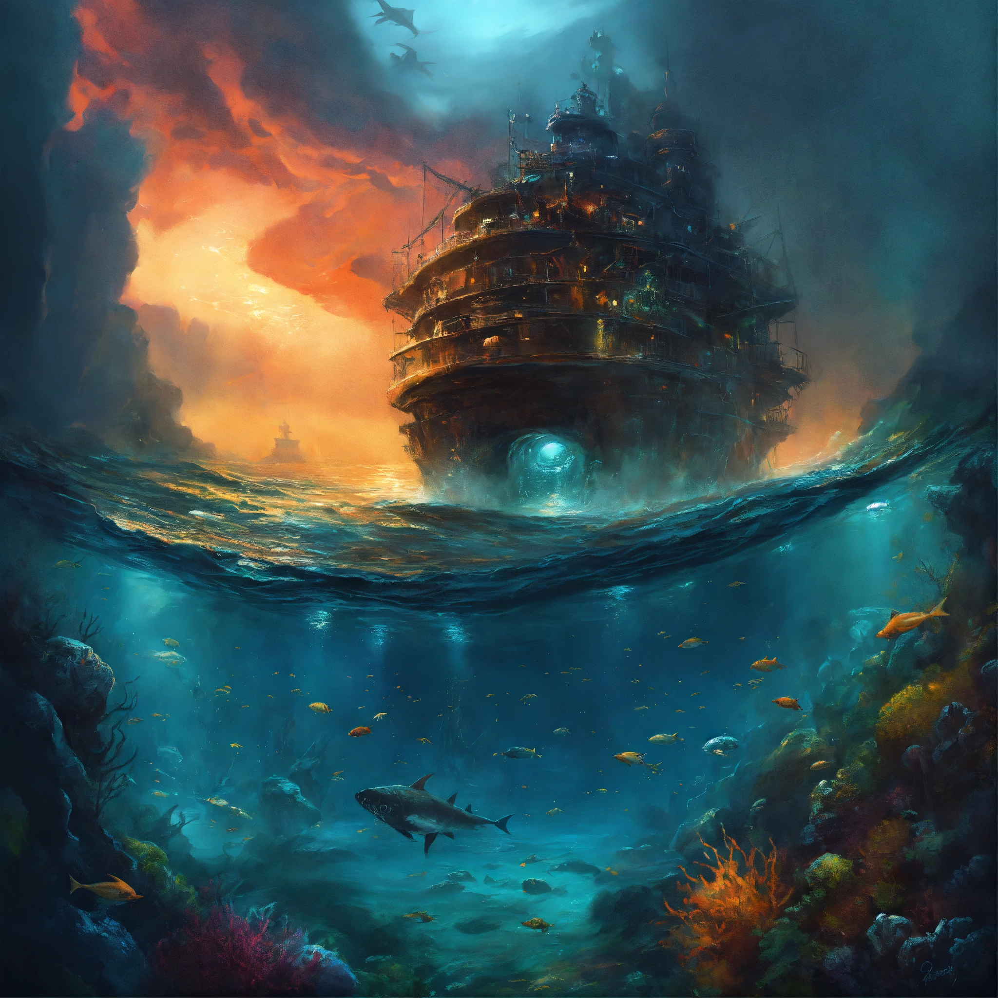 Rüyada su görmek illüstrasyonu